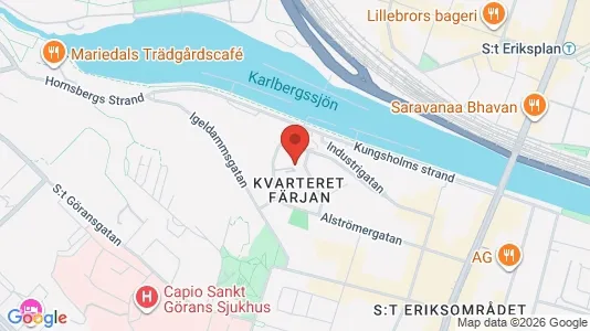 Lägenheter till salu i Kungsholmen - kort over placeringen