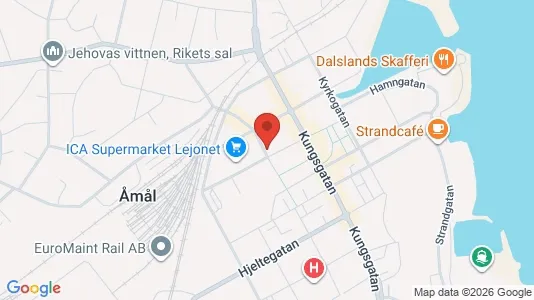 Lägenheter att hyra i Åmål - kort over placeringen