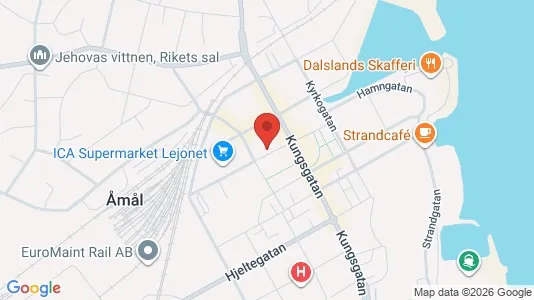 Lägenheter att hyra i Åmål - kort over placeringen