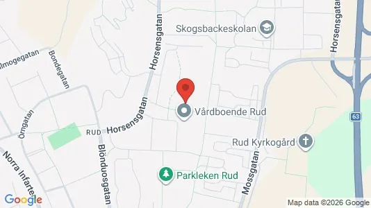 Bostadsrätter till salu i Karlstad - kort over placeringen