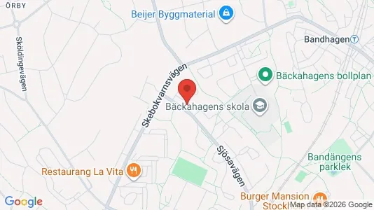 Lägenheter att hyra i Söderort - kort over placeringen