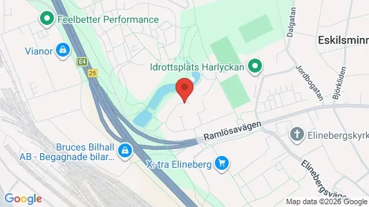 Lägenheter att hyra i Helsingborg - kort over placeringen