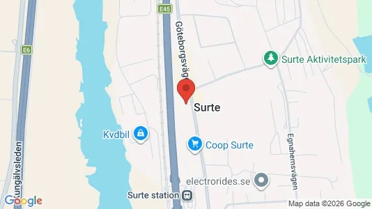 Lägenheter till salu i Ale - kort over placeringen
