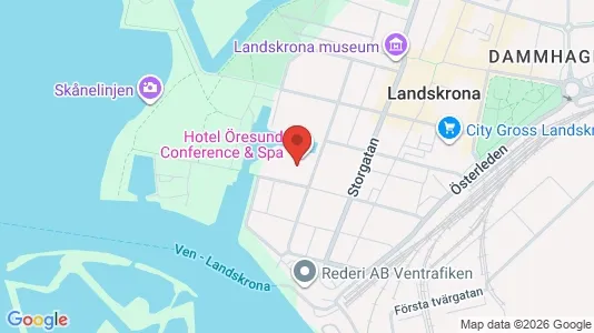 Lägenheter till salu i Landskrona - kort over placeringen