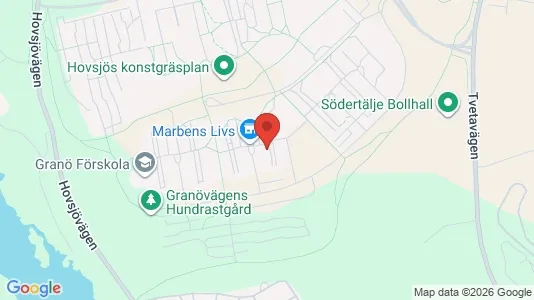 Lägenheter att hyra i Södertälje - kort over placeringen