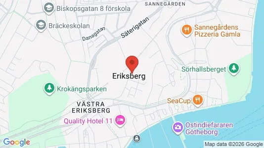 Bostadsrätter till salu i Lundby - kort over placeringen