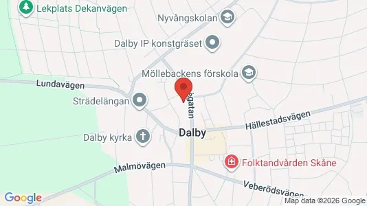 Bostadsrätter till salu i Lund - kort over placeringen