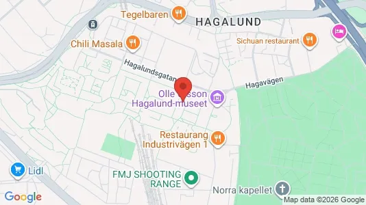 Lägenheter till salu i Solna - kort over placeringen