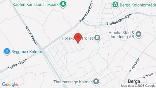 Bostadsrätter till salu i Kalmar - kort over placeringen