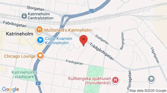Lägenheter att hyra i Katrineholm - kort over placeringen
