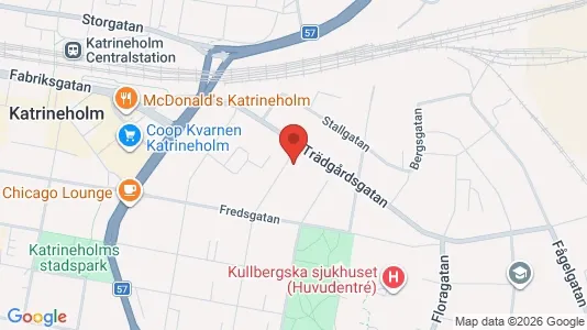 Lägenheter att hyra i Katrineholm - kort over placeringen