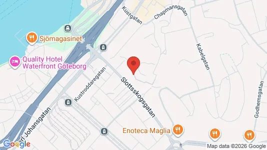 Lägenheter till salu i Majorna-Linné - kort over placeringen