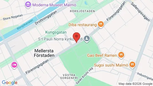 Lägenheter att hyra i Malmö Centrum - kort over placeringen