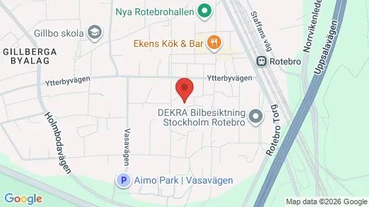 Lägenheter att hyra i Sollentuna - kort over placeringen