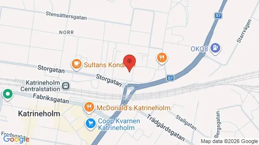 Lägenheter att hyra i Katrineholm - kort over placeringen