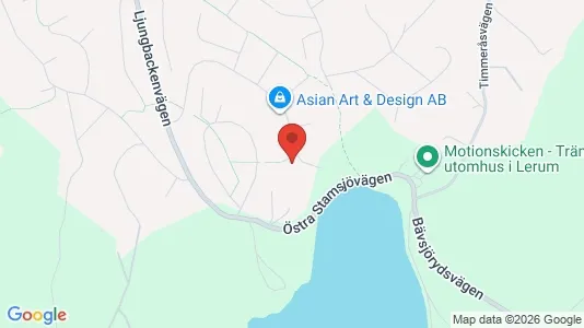 Lägenheter att hyra i Lerum - kort over placeringen