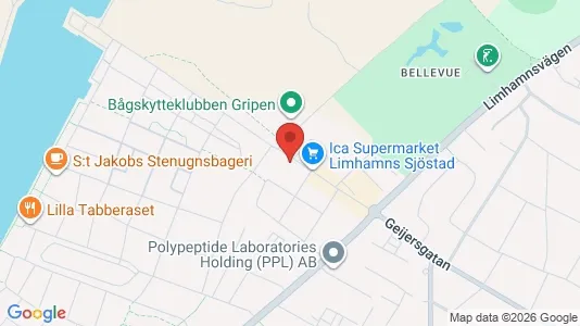 Lägenheter till salu i Limhamn/Bunkeflo - kort over placeringen