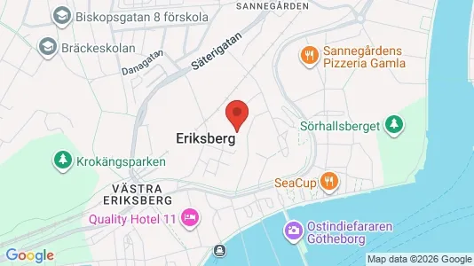 Lägenheter till salu i Lundby - kort over placeringen