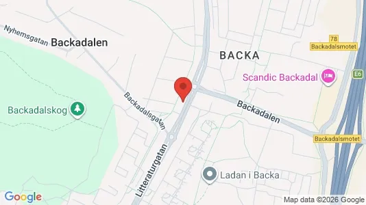 Bostadsrätter till salu i Norra hisingen - kort over placeringen