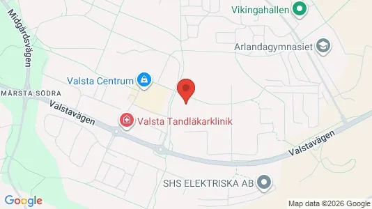 Lägenheter att hyra i Sigtuna - kort over placeringen