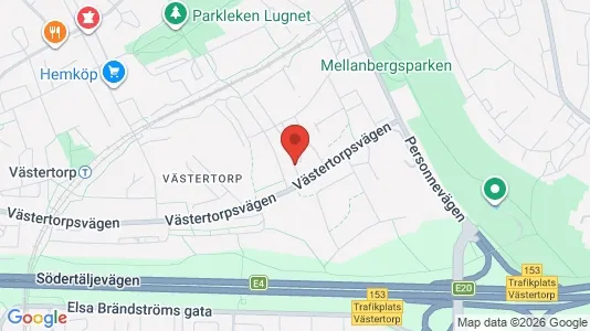 Lägenheter till salu i Söderort - kort over placeringen