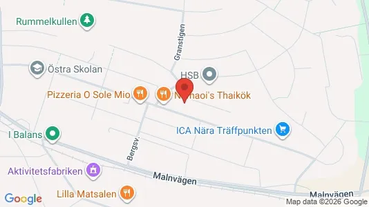 Lägenheter till salu i Hudiksvall - kort over placeringen
