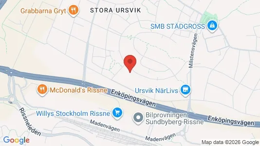 Lägenheter att hyra i Sundbyberg - kort over placeringen