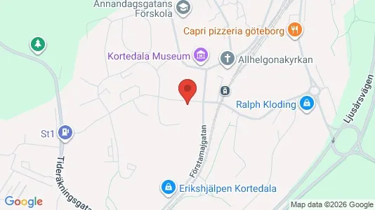 Bostadsrätter till salu i Göteborg Östra - kort over placeringen