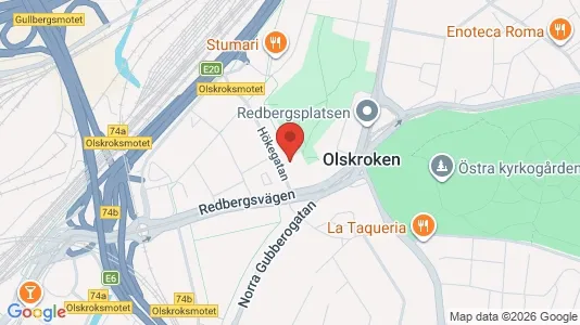 Lägenheter att hyra i Örgryte-Härlanda - kort over placeringen