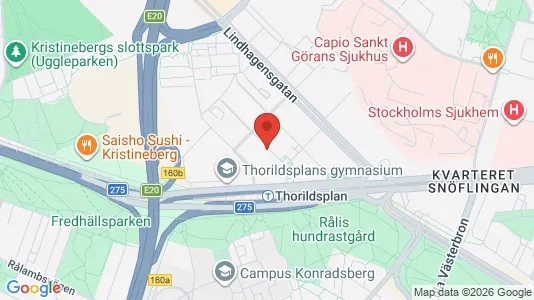 Lägenheter till salu i Kungsholmen - kort over placeringen