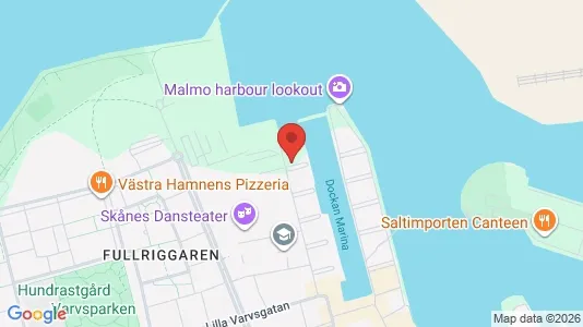 Bostadsrätter till salu i Malmö Centrum - kort over placeringen