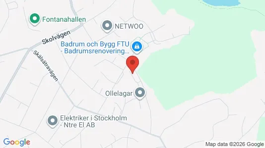 Lägenheter till salu i Tyresö - kort over placeringen
