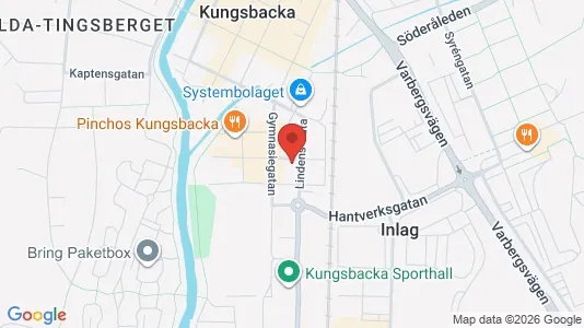 Lägenheter att hyra i Kungsbacka - kort over placeringen