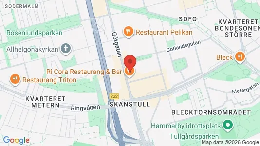 Lägenheter att hyra i Södermalm - kort over placeringen