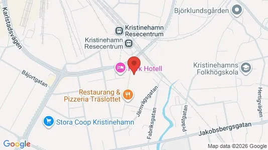 Bostadsrätter till salu i Kristinehamn - kort over placeringen