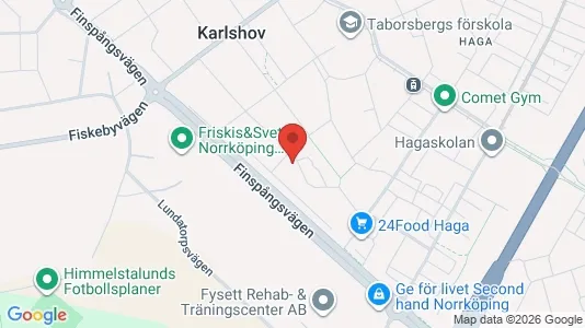 Lägenheter till salu i Norrköping - kort over placeringen