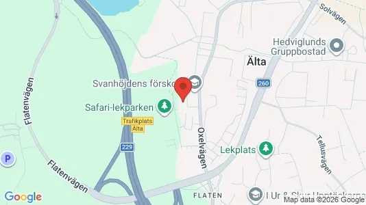 Lägenheter att hyra i Nacka - kort over placeringen