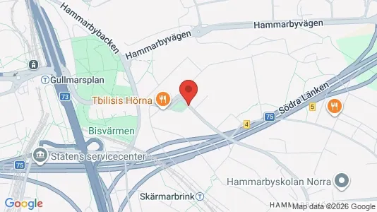 Lägenheter att hyra i Söderort - kort over placeringen