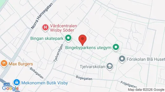 Bostadsrätter till salu i Gotland - kort over placeringen