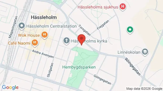 Lägenheter att hyra i Hässleholm - kort over placeringen