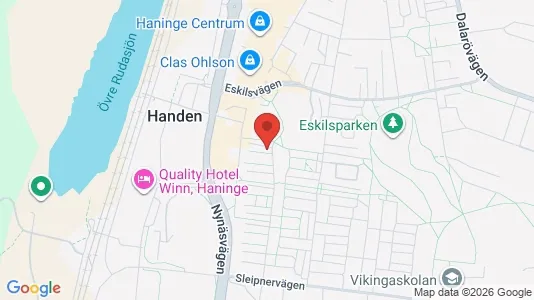 Lägenheter till salu i Haninge - kort over placeringen