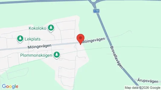 Lägenheter att hyra i Landskrona - kort over placeringen