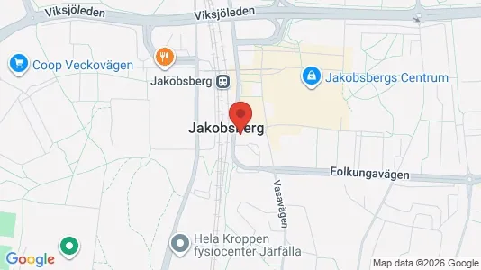 Bostadsrätter till salu i Järfälla - kort over placeringen