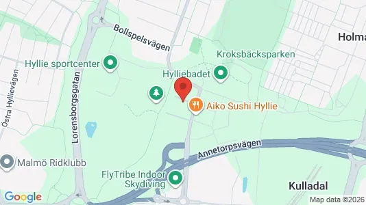 Lägenheter till salu i Hyllie - kort over placeringen