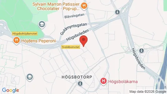 Lägenheter till salu i Majorna-Linné - kort over placeringen