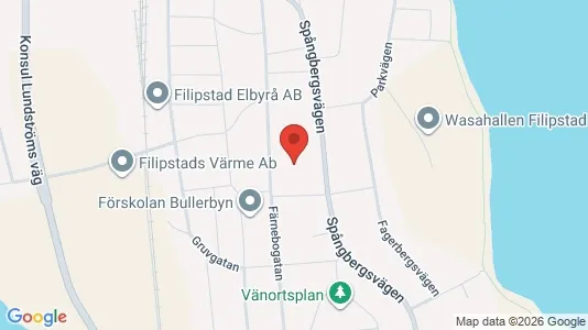 Bostadsrätter till salu i Filipstad - kort over placeringen