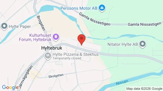 Lägenheter att hyra i Hylte - kort over placeringen