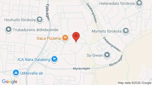 Lägenheter att hyra i Uddevalla - kort over placeringen