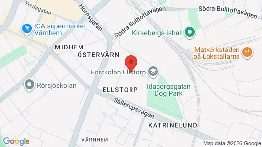Lägenheter till salu i Malmö Centrum - kort over placeringen