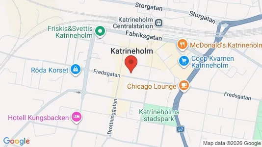 Lägenheter att hyra i Katrineholm - kort over placeringen